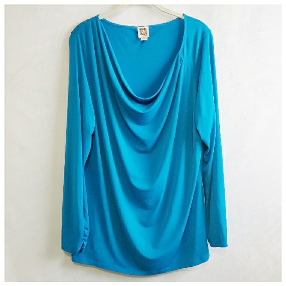Anne klein womens blouse 1X - Picture 1 of 5